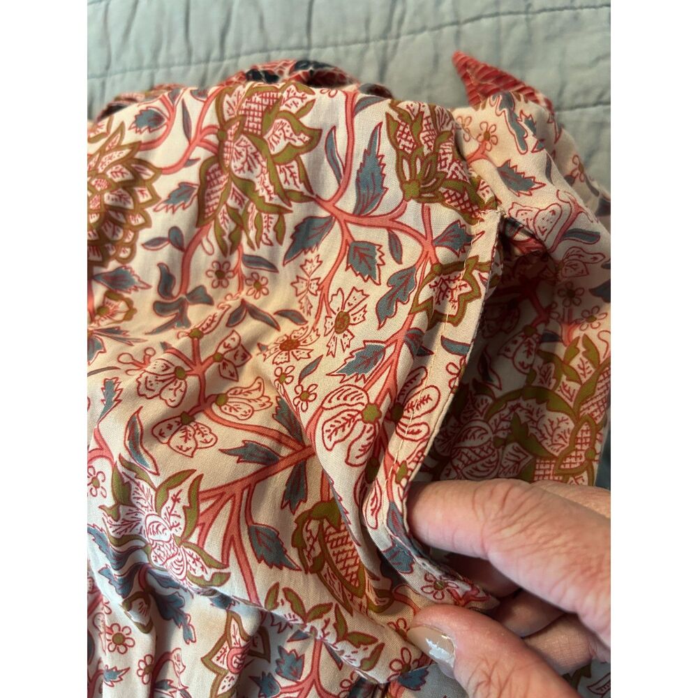 Natalie Martin Women's Pull On Ribbon Waist SKirt Women's Size Large Boho Rare - Picture 7 of 9